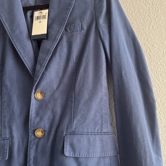 Polo Ralph Lauren Cotton Sateen Blazer size 00 brand new with tags - Picture 4 of 8